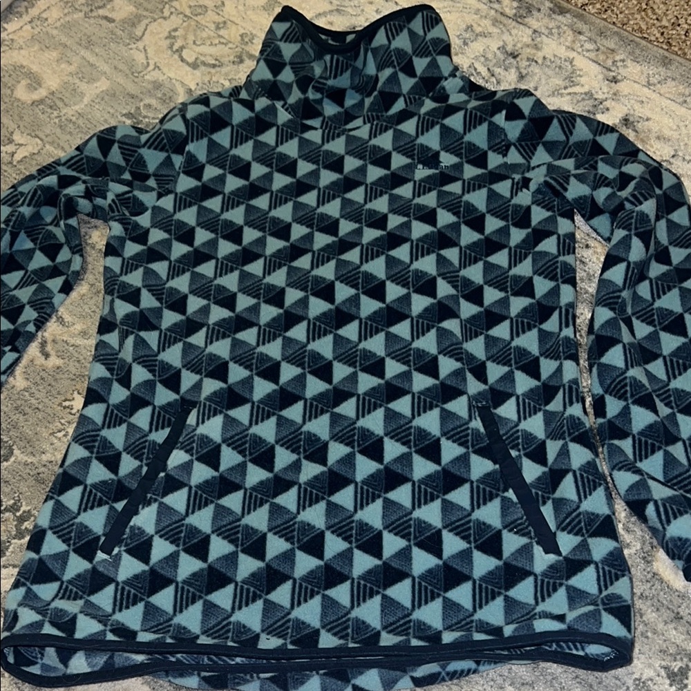 L.L Bean Geometric Patterned Pullover - image 1